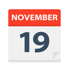 November 19 - Calendar Icon