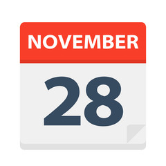 November 28 - Calendar Icon