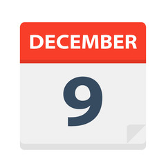 December 9 - Calendar Icon