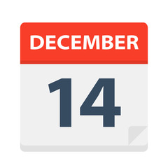 December 14 - Calendar Icon
