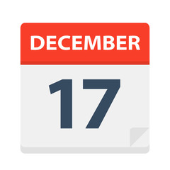 December 17 - Calendar Icon
