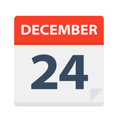 December 24 - Calendar Icon