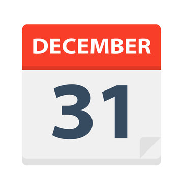 December 31 - Calendar Icon