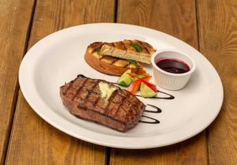 grilled meat on a plate