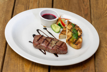 grilled meat on a plate