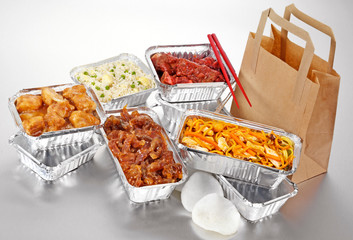 CHINESE FOOD TAKEAWAY SELECTION