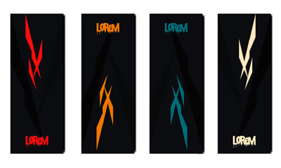 Vector design banner web template