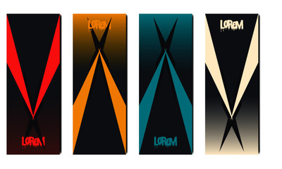 Vector design banner web template