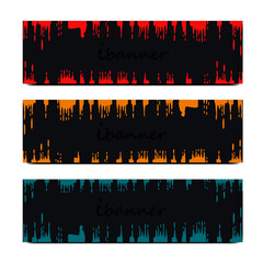 Vector design banner web template