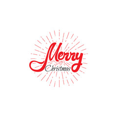 Congratulations Happy New Year and Merry Christmas, calligraphy for cards, posters and covers