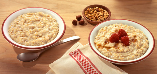 TWO BOWLS OF PORRIDGE