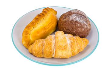 Different homemade bread pastries
