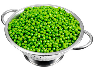 PEAS IN COLLANDER CUT OUT