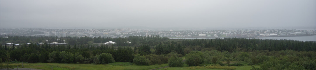 Blick auf Reykjavik / Island
