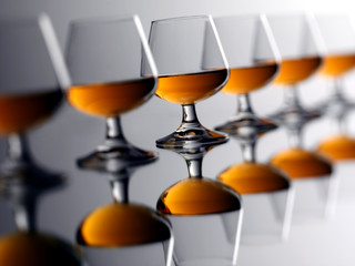 GLASSES OF BRANDY