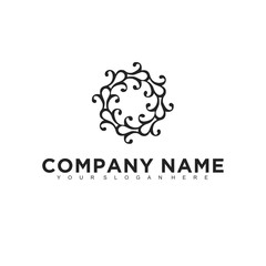 Simple minimalistic modern professional logo design of real estate vector EPS illustrator template