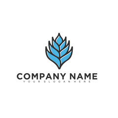 Simple minimalistic modern professional logo design of real estate vector EPS illustrator template