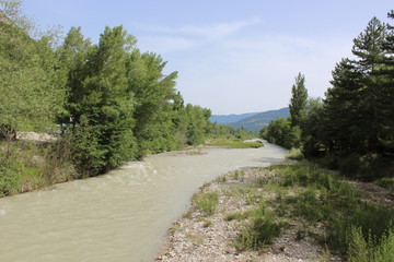 Fototapeta premium LE ROCHER DU CAIRE - SAINT MAY - DROME