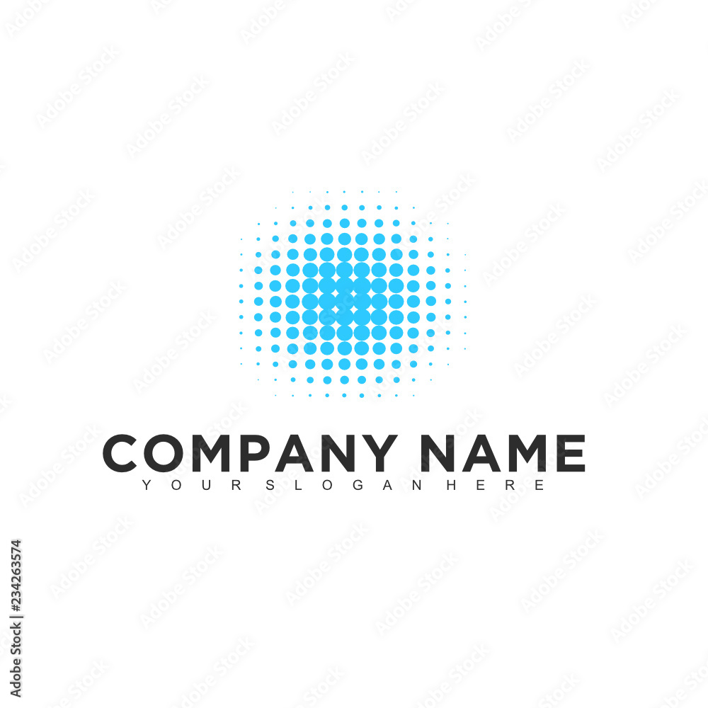 Poster simple minimalistic modern professional logo design of technology vector eps illustrator template
