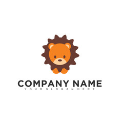 Simple minimalistic modern professional logo design of child vector EPS illustrator template