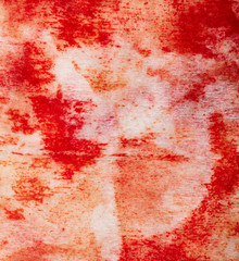 White napkin in red blood as background