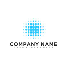 Simple minimalistic modern professional logo design of technology vector EPS illustrator template