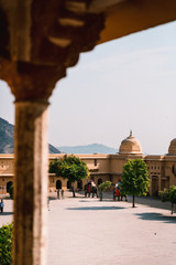 Naklejka premium Amber Fort, Jaipur, Rajasthan