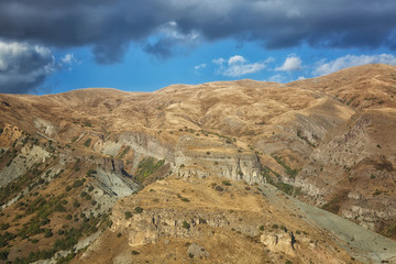 Fototapeta na wymiar Mountain landscape in Armenia