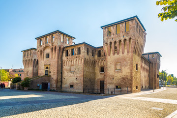 View at the Rocco fortress at Rocco Place of Cento - Italy