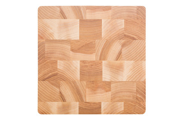 wooden cutting board, on a white background, board for serving flat lay, isolate