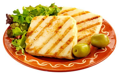GRILLED HALLOUMI CUT OUT