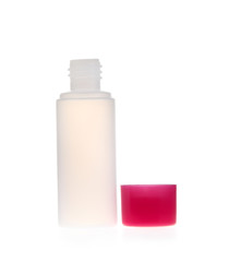 Bottles for cosmetic products.