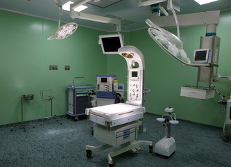 New operating room in a modern children`s hospital