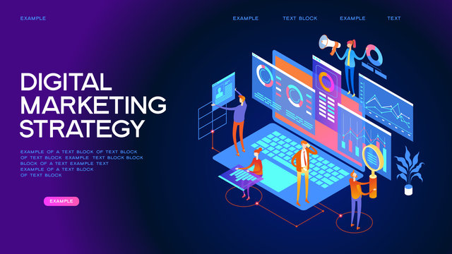 Digital marketing strategy Web Banner