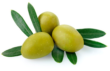 Obraz premium THREE GREEN OLIVES
