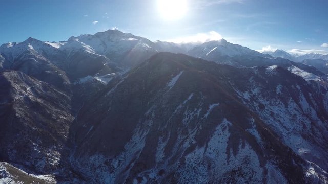 Caucasus. Alagir gorge. Tepli-Arkhona massif.