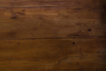 Naklejka premium Wood texture, Natural dark brown wooden background. Old vintage retro wood wall background.