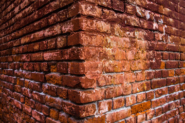 dark old brick masonry