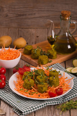 Vegetarian meatballs.