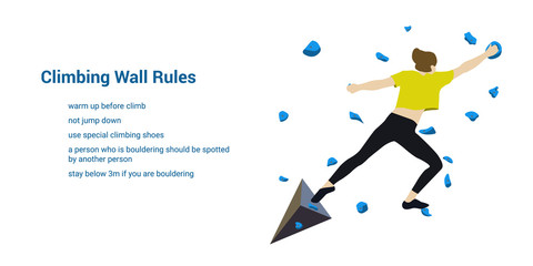 Climbing wall rules
