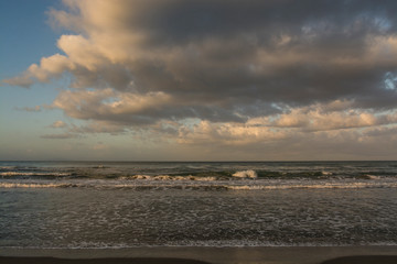 Obraz premium Castiglione della Pescaia Tuscany, Italy - sunrise at the beach