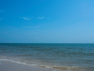 sea waves crashing at the beach