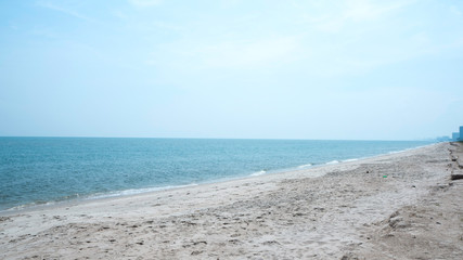 sea waves crashing at the beach