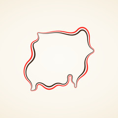 Sudan - Outline Map