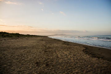 astiglione della Pescaia Tuscany, Italy - sunrise at the beach