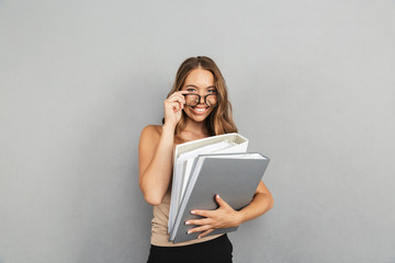 Portrait of a pretty young business woman