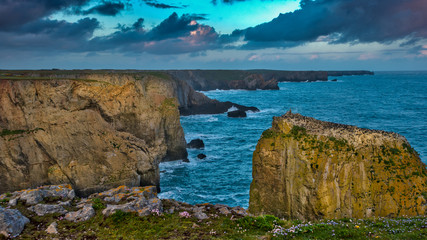 The Rugged Coastline At Castlemartin Pembrokeshire