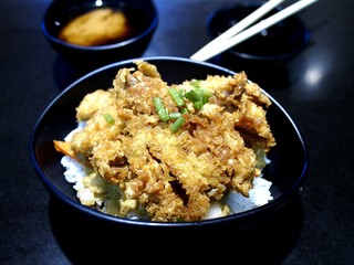 Bowl of Pork Tonkatsu or Katsudon