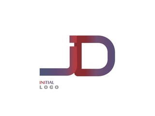 JD Initial Logo for your startup venture