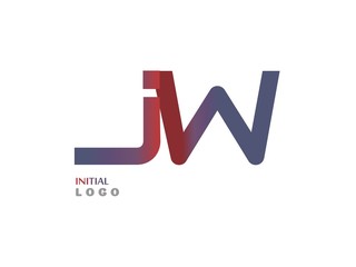 JW Initial Logo for your startup venture